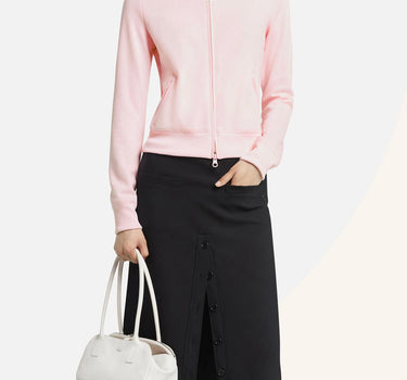 Felpa "Signature" 126JVE148JS0091 LTPINK COURREGES 