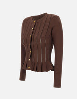 Giacca in maglia con dettagli à jour MK07S56E2 EA3 ELISABETTA FRANCHI 