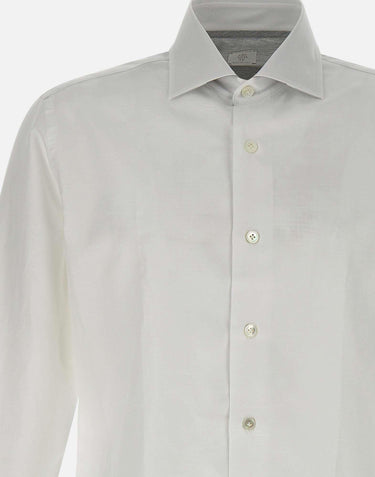 Camicia in cotone e lino K75CAMH03 TES0I35301 ELEVENTY 