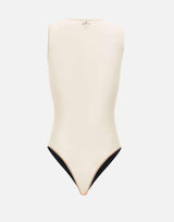 "Illusion Satin Bodysuit" 225JBD139TA0007 B067 COURREGES 