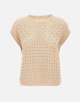 Maglia girocollo smanicata 171620 052 KANGRA 