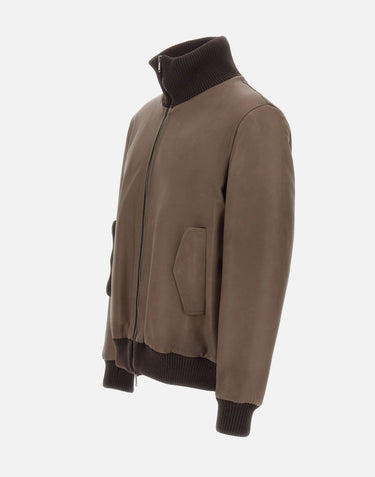 Giacca in pelle "Ambrogio America" AMBROGIO AMERICA11 VOLFAGLI 
