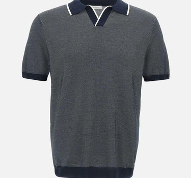 Polo in cotone ultrafine DK87029 BLU DIKTAT 