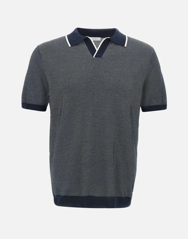Polo in cotone ultrafine DK87029 BLU DIKTAT 