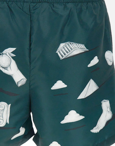 "Mens printed swim  shorts metaphysical" MPS25TR032 02 CASABLANCA 