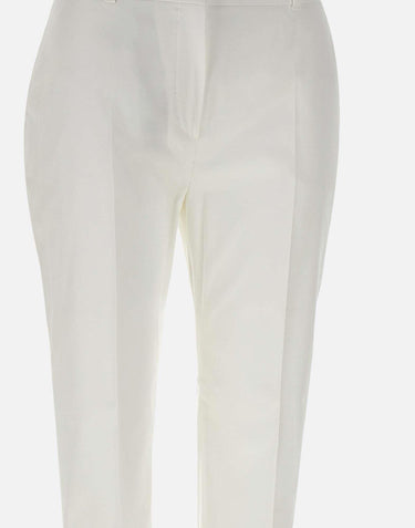 Pantaloni "David" in gabardina di cotone 2516131022600 001 MAX MARA STUDIO 