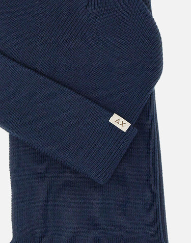 Set Cappello e sciarpa in lana C45110 07 SUN68 