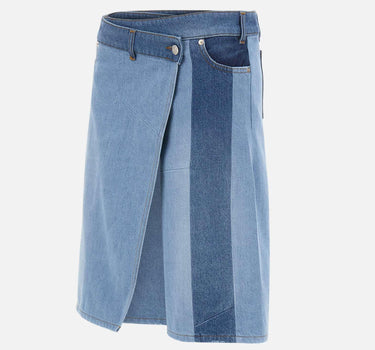 Gonna in denim patchwork COPJ140F2073 BLU COPERNI 