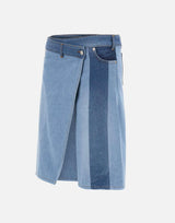 Gonna in denim patchwork COPJ140F2073 BLU COPERNI 