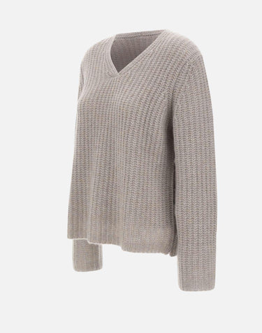 Maglia in cotone e cashmere 252C52717 9039 HEMISPHERE 