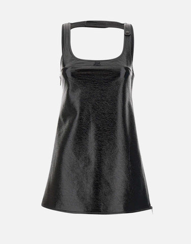 Reedition Vinyl Dress PERCRO036VY0003 BLACK COURREGES 