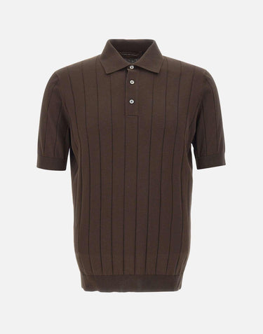 Polo in crepe di cotone PL1MC CR14C190 FILIPPO DE LAURENTIIS 