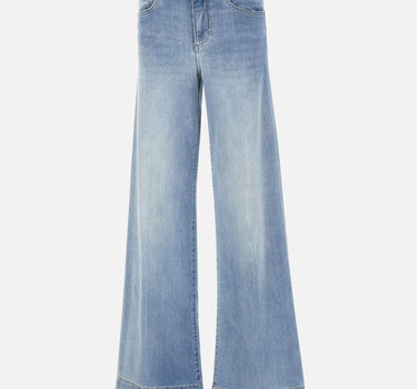 Jeans flare con strass UA6068DS081 79029 LIU-JO 