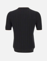 Maglia in seta a maniche corte 43116 23510099 GRAN SASSO 