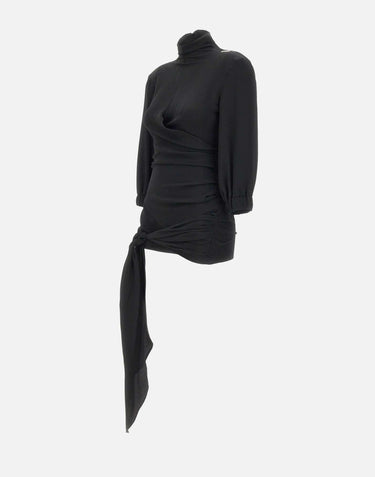 Blusa arricciata con fiocco 260WCI00030 AAS001AA100 THE ATTICO 