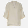 Camicia oversize in lino M80CAMM05 TES0M07800 ELEVENTY 
