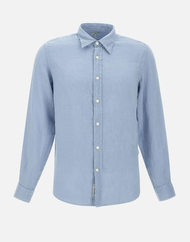 Camicia in lino CFWOSI0113 MRUT337230052 WOOLRICH 