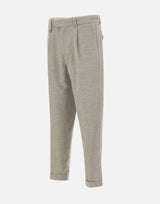 Pantaloni in lana B12D3088 2943 PAOLO PECORA 
