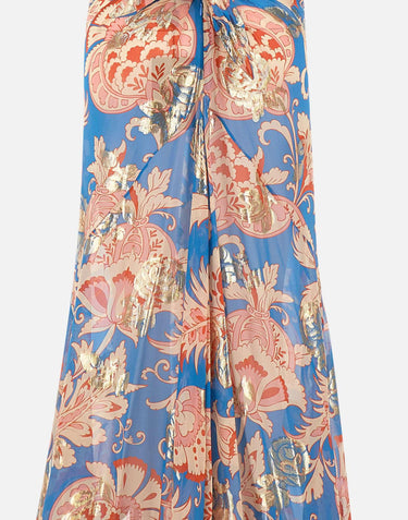 Gonna in seta con motivo paisley floreale WRFA0197 99SAA86X0882 ETRO 