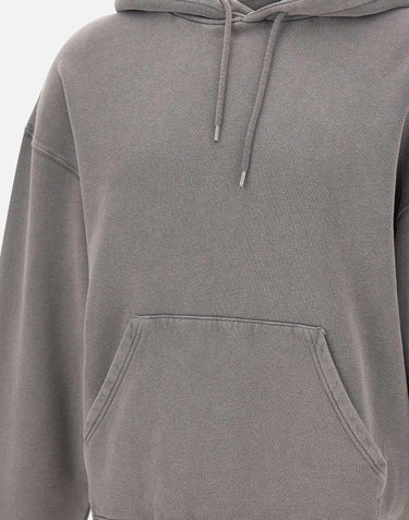 "Distort washed sweatshirt hoodie" A3434001 GREY AXEL ARIGATO 