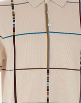 Polo in cotone lavorato a maglia M1R783ZV03025 02 PAUL SMITH 