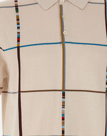 Polo in cotone lavorato a maglia M1R783ZV03025 02 PAUL SMITH 