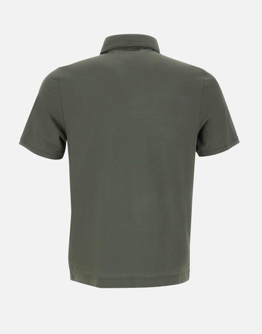 Polo in cotone Supima DK87102 MILITARE DIKTAT 