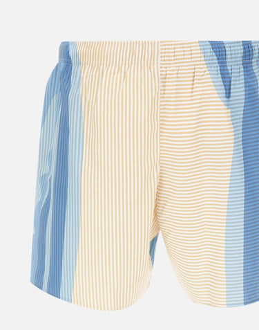 Costume midi a righe MH1902 3IY LACOSTE 