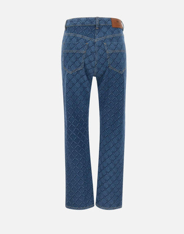 Jeans con losanghe all-over PJ95N51E2 139 ELISABETTA FRANCHI 