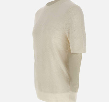 Maglia in misto lino e cotone 57169 18668001 GRAN SASSO 