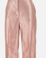 Pantaloni  "Sally" in lino e seta<BR/> SALLY PETAL LOULOU DE SAISON 