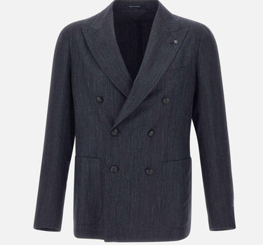 Blazer in lana e seta 1SMC20KAI520123 EB839 TAGLIATORE 