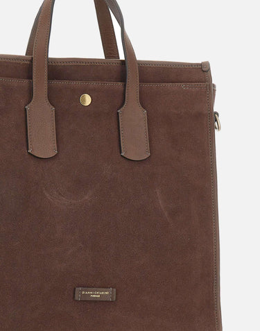Borsa a mano "Berlino" BSU11627 CMPLCHOCOLATE GIANNI CHIARINI 