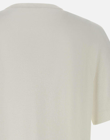 T-shirt "Flak" in tricot cotone e nylon effetto spugna PEU5519 99012254730 PEUTEREY 