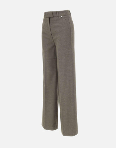 Pantaloni straight con piega CF5372T054A M9770 LIU-JO 
