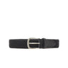 Cintura in tessuto intrecciato ELASTICO RAYON NERO ALBERTOLUTI 