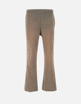 "Hwt fleece pant" P459 HFGS425GREY PURPLE BRAND 