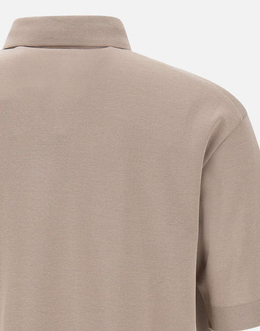 Polo in piquet di cotone JPL00125U 520592600 HERNO 