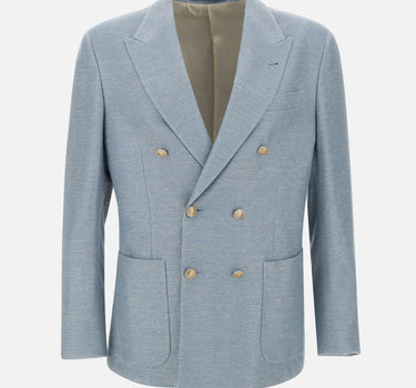 Blazer in lino e cotone K70GIAA06 TES0K10008 ELEVENTY 