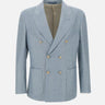 Blazer in lino e cotone K70GIAA06 TES0K10008 ELEVENTY 