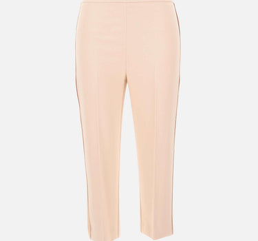 Pantaloni in crêpe leggero e raso PA19063E2 EA1 ELISABETTA FRANCHI 
