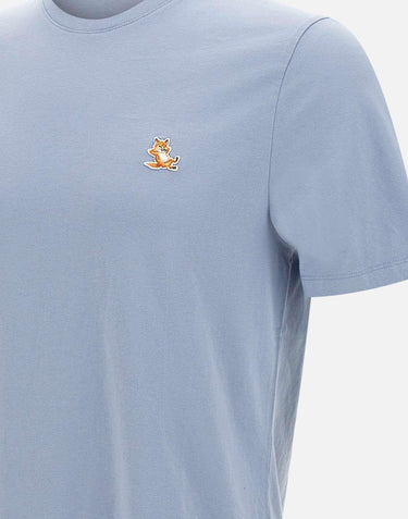 T-shirt "Chillax fox"  in cotone<BR/> LM00110KJ0008 0122 MAISON KITSUNE' 