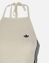 Top in maglia uncinetto KC6485 WHITE ADIDAS 