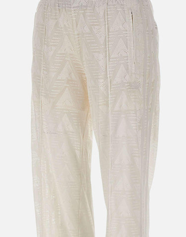 Pantaloni con pizzo firebird KE3455 WHITE ADIDAS 