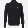 Maglione a collo alto in lana cardata con zip AH3052 031 LACOSTE 