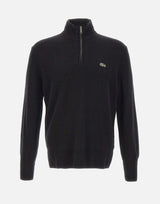 Maglione a collo alto in lana cardata con zip AH3052 031 LACOSTE 