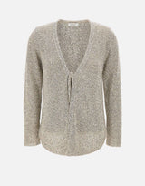 Cardigan con paillettes 17310439 752 KANGRA 