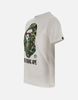 T-shirt "ABC Camo By Bathing  APE" 001TEM301005M WHXGR BAPE 