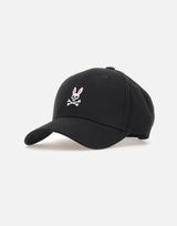 Cappellino da baseball classico B6A816A1HT BLK PSYCHO BUNNY 