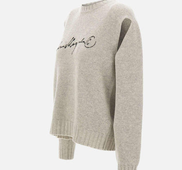 Maglione in lana con firma Margiela S52HL0065 M13288806S MM6 MAISON MARGIELA 